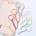 5pcs- Colorful Keychain | Crochet Doll Hanging Keyring | Lobster Hook Keyring | DIY Charm Pendant