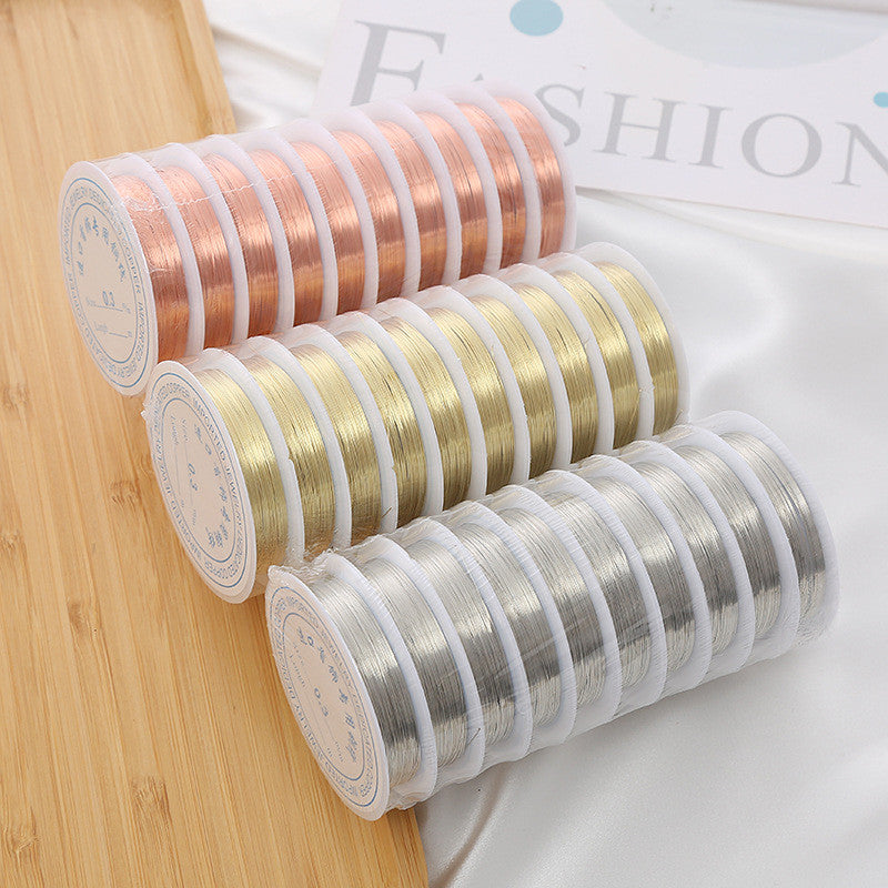 DIY Jewelry Copper Wire Craft Wire | Flexible Metal Wire for Beading, Wrapping & Handmade Accessories