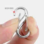 S-Shape Bag Chain Adjuster | Small Metal Strap Shortener | Metal Buckle Clasps | Metal Bag Adjuster Clip | S Lock