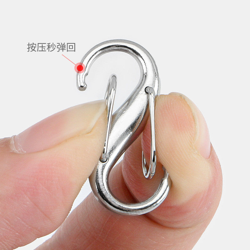 S-Shape Bag Chain Adjuster | Small Metal Strap Shortener | Metal Buckle Clasps | Metal Bag Adjuster Clip | S Lock