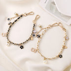 Handbag Chain Strap Replacement Shoulder Chain Extension Monogram Charm Pendant Clover Chain Bag Decoration Accessory