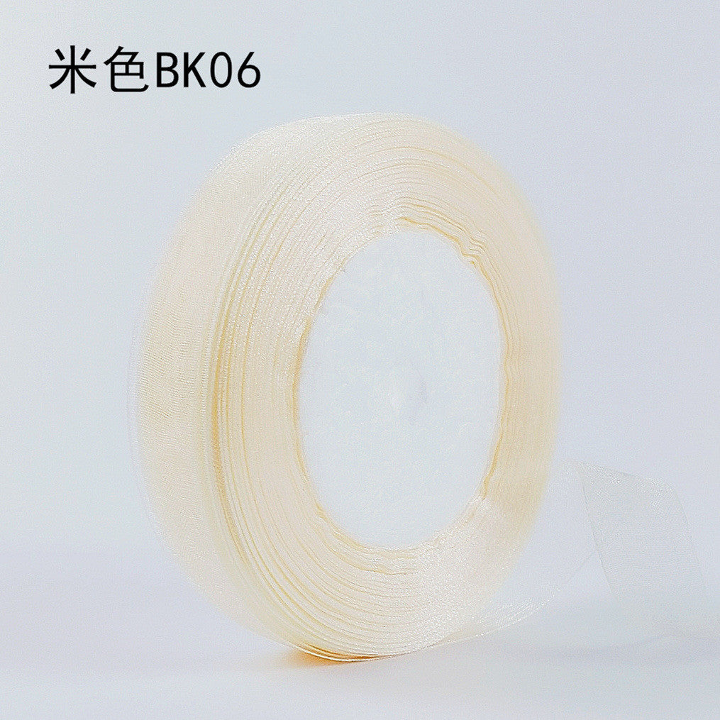 1.5cm Organza Ribbon for Decoration 45m / DIY Crafts / Bag Sewing – Polyester Organza Ribbon