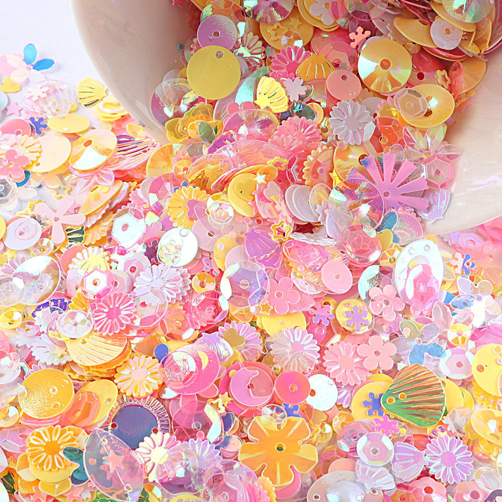 20g- Colorful Sequins for DIY Decoration | Shiny Paillettes | Labuci Bunga | Shiny Sequin | Labuci Manik Baju