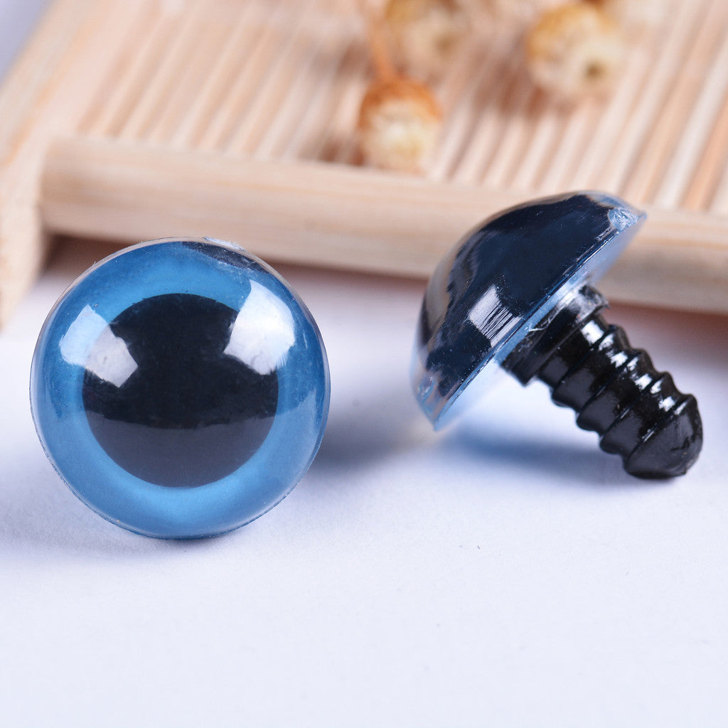 10pcs- Safety eyes 8 - 20mm | Screw Doll Eye with stopper | Mushroom eyes | Bear Eye | Amigurumi Eyes Plastic