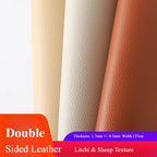 PVC Double-Sided Leather — Litchi & Sheep Texture | Synthetic Leather | Edge-Free Foamed Material