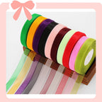 1.5cm Organza Ribbon for Decoration 45m / DIY Crafts / Bag Sewing – Polyester Organza Ribbon