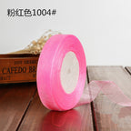 1.5cm Organza Ribbon for Decoration 45m / DIY Crafts / Bag Sewing – Polyester Organza Ribbon