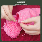 Tunisian Afghan Knitting Crochet Hook | Afghan Crochet Hook with Threading Hole | 阿富汗带孔单头铝钩针| 带眼钩针Jarum Kait