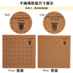 Double-Sided Cork Blocking Board for Macrame & Yarn Crafts | DIY Braiding Board with T-Shaped Pins | Macrame Board
