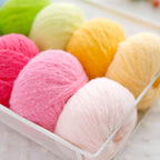 3ply Candy Yarn - 40g Crochet Knitting Yarn | Benang Kapas | Mousse Yarn| Benang Kait 雪妃尔棉花糖线| 慕斯线
