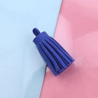 3cm Suede Tassel Charm | Bag Pendant | Double-Sided Microfiber PU Tassel Accessory | Keychain Tassel
