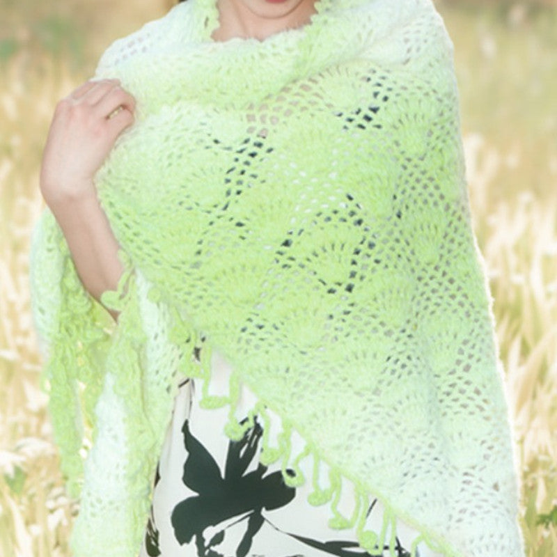 200g Vansen Gradient Wool Yarn for  DIY Knitting & Crochet Scarves Seven Star Blankets | Benang Kait 轻岚渐变长绒羽毛线 七星毯子