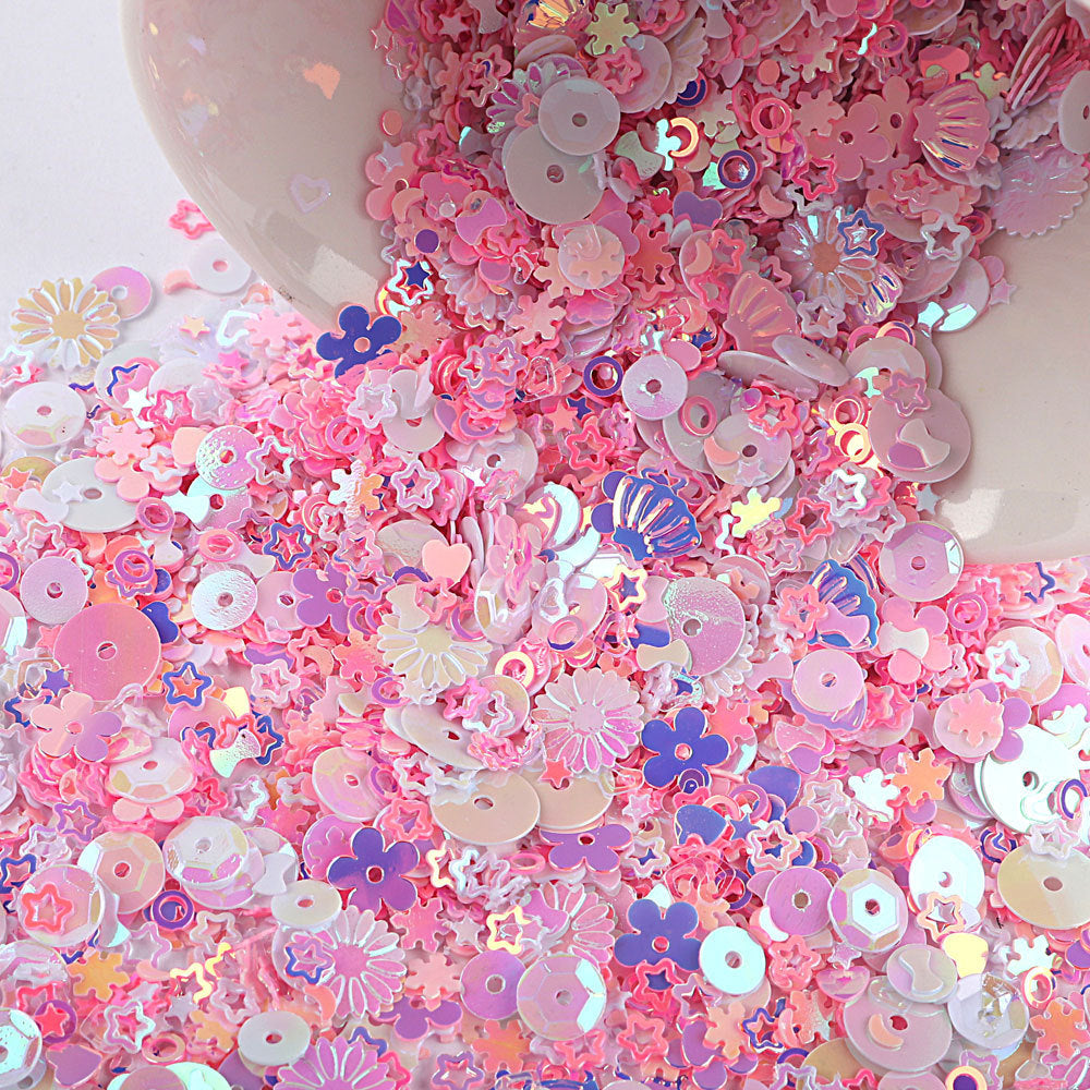 20g- Colorful Sequins for DIY Decoration | Shiny Paillettes | Labuci Bunga | Shiny Sequin | Labuci Manik Baju
