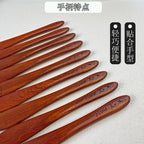 Premium Rosewood Crochet Hook – Non-Slip Crochet Tools Kit | Jarum Kait Berkualiti 金岚红檀木钩针