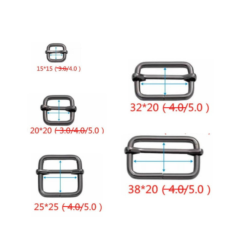 Premium Metal Adjustable Bag Buckle | Pelaras Tali Beg Cangkuk Tali Beg Buckle