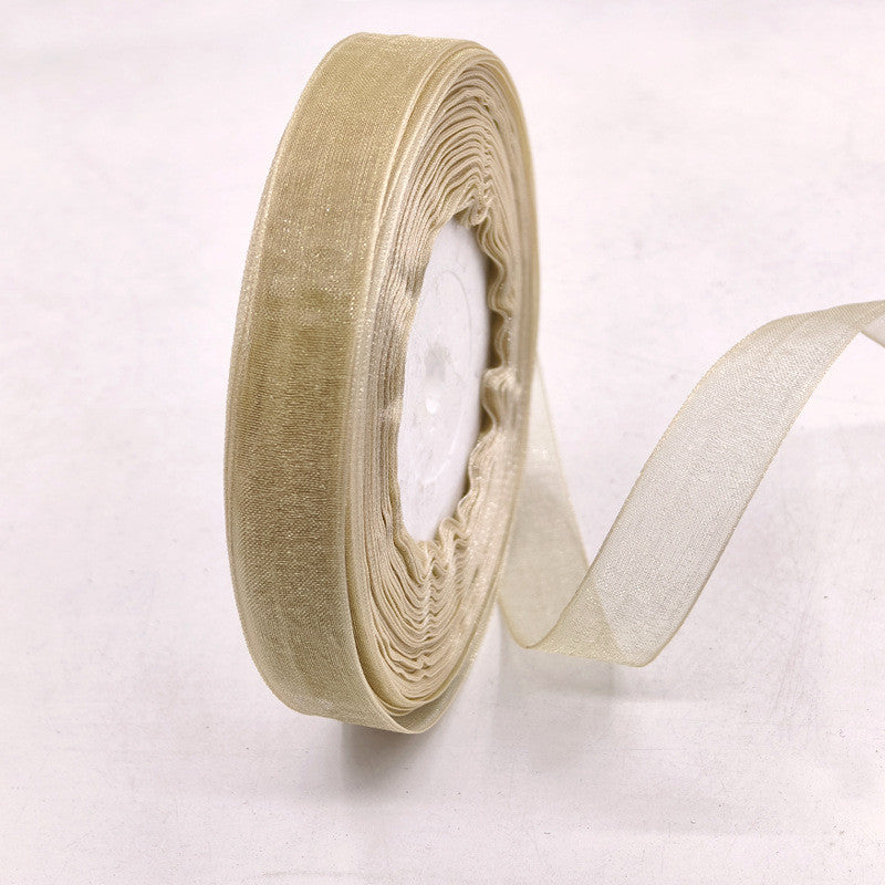 1.5cm Organza Ribbon for Decoration 45m / DIY Crafts / Bag Sewing – Polyester Organza Ribbon
