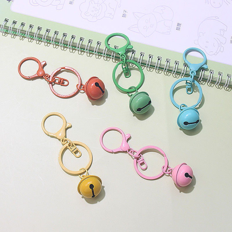Colorful Lobster Clasp Keychain with Bell | DIY Accessory | Cute Bag Charm & Craft Supplies| Pendant | Rantai Kunci