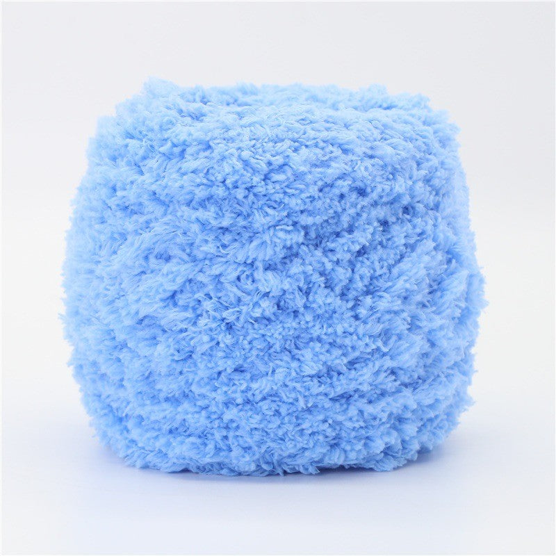 100g Coral Fleece Yarn – Towel Yarn | Soft Fluffy Knitting & Crochet Yarn for Scarf | Benang Kait
