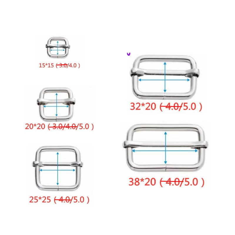 Premium Metal Adjustable Bag Buckle | Pelaras Tali Beg Cangkuk Tali Beg Buckle