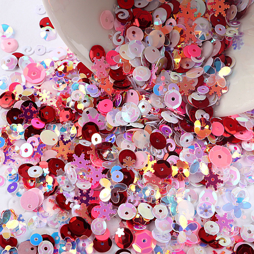 20g- Colorful Sequins for DIY Decoration | Shiny Paillettes | Labuci Bunga | Shiny Sequin | Labuci Manik Baju