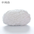 50g- Coral Fleece Yarn | Towel Yarn Soft Skin-Friendly | Benang Kait Crochet Knitting Yarn