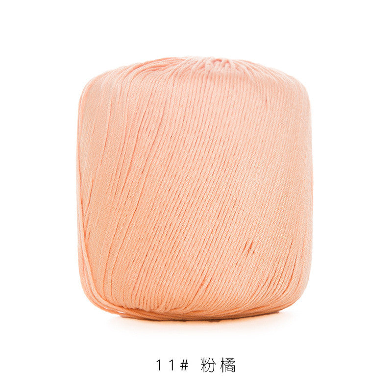 3# Lace Yarn 8ply Mercerized Cotton Crochet Yarn- Fine Yarn | Benang Kait | Crochet Knitting Yarn