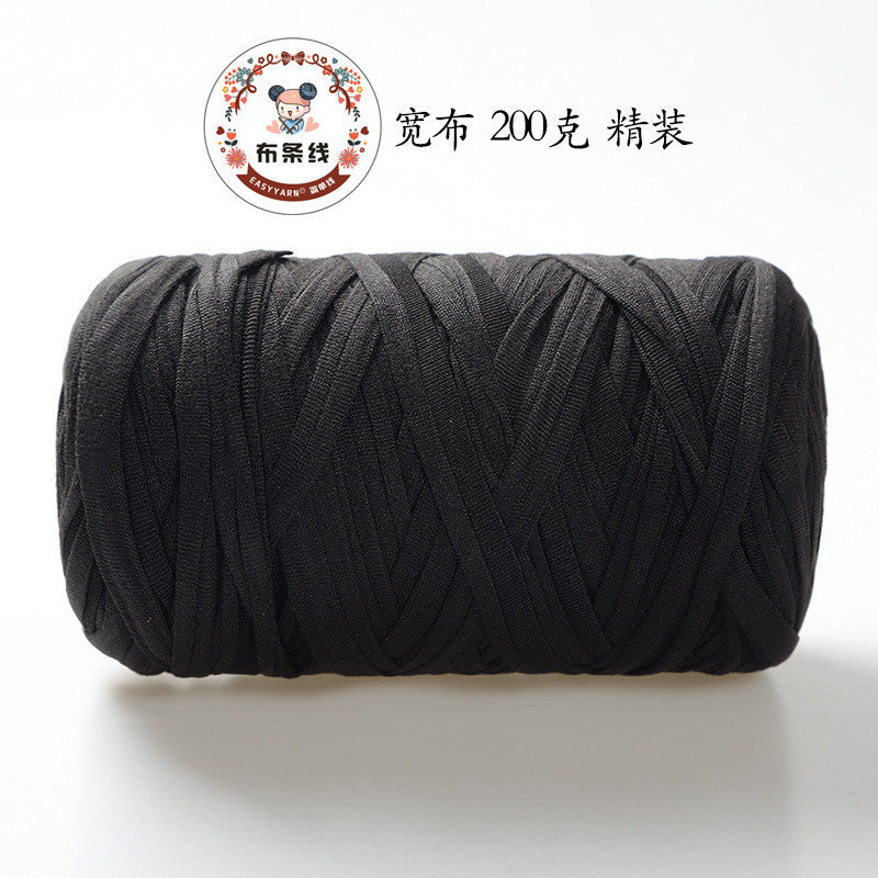 200g Premium T-Shirt Yarn | Flat Yarn | Crochet Knitting Yarn | Benang Kait T Shirt | Elastic Fabric Cloth Yarn