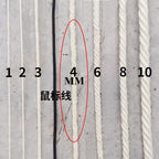 4mm Macrame Cotton Rope 100 meters | DIY Macrame Craft Cord | Thick Twisted String | Cotton Cord Yarn