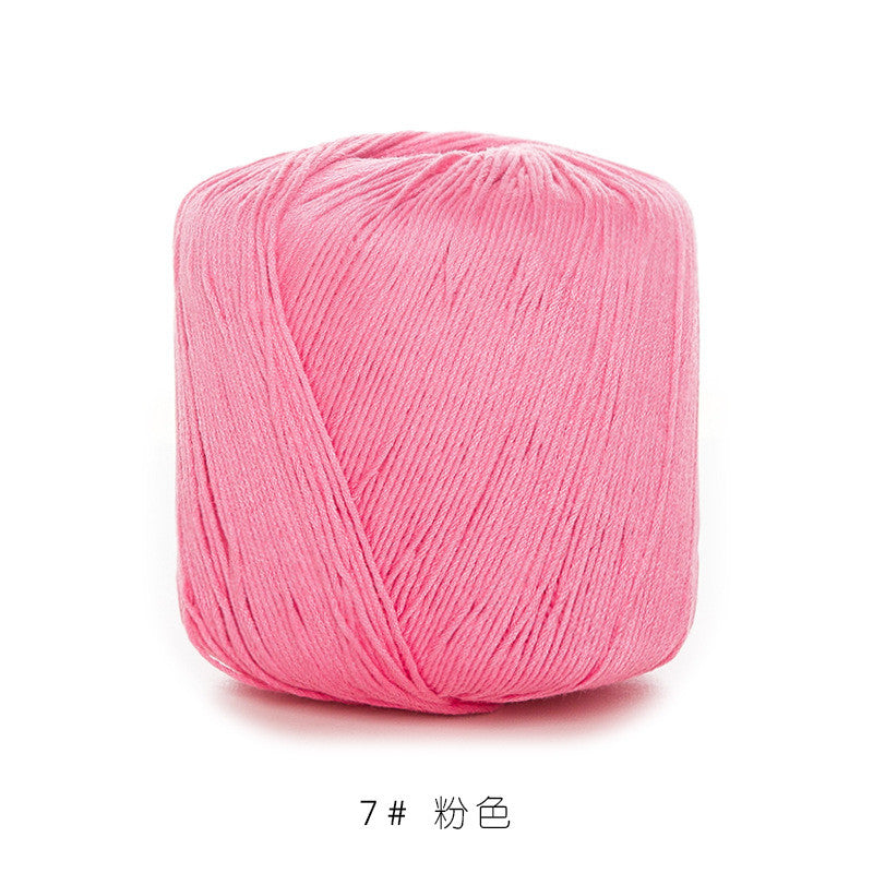 3# Lace Yarn 8ply Mercerized Cotton Crochet Yarn- Fine Yarn | Benang Kait | Crochet Knitting Yarn