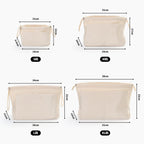Tote Bag Organizer Insert / Satin Inner Liner Pouch | Storage Bag | Crochet Bag Inner