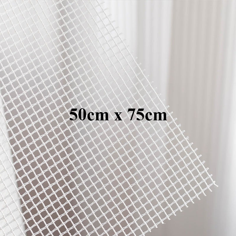 DIY Carpet Mesh Cloth / Blank Rug Hooking Mesh / Pom Pom Rug Canvas–Latch Hook Rug Yarn Canvas, Carpet Net毛球地毯专用网格布 段段绣
