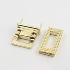 1pc Metal Turn Twist Lock | Bag Buckle Deco Closure Locks | Purse Clasps Bag Accessories