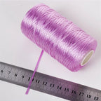 100g- Flat Ribbon Yarn 3mm | Tape Yarn | Benang Kait Nylon Riben Yarn