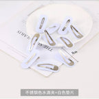 10pcs- DIY Hair Clip Base | Non-woven Fabric Pad | Hair Accessories | DIY Crochet & Sewing Accessory Base