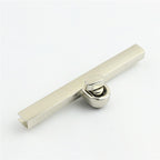 Metal Twist Lock Bag Accessories  | Turn Lock for Handbags & Purse | Metal Rectangle Lock Clasps Bag Closure Buckle