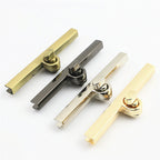 Metal Twist Lock Bag Accessories  | Turn Lock for Handbags & Purse | Metal Rectangle Lock Clasps Bag Closure Buckle