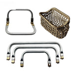 Aluminum Purse Frame Clasp – Metal Purse Closure for DIY Woven Bags & Handbags | Bag Accessories | Kiss lock for Bag