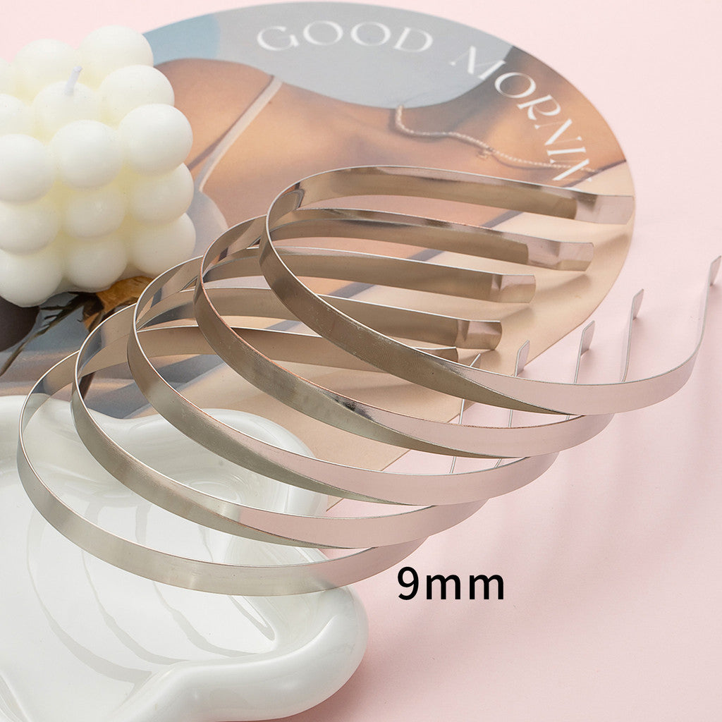 5pcs- Stainless Steel Headband Base | DIY Crochet Hair Accessory Material | Hairband Frame | Sepit Cekak Rambut Besi