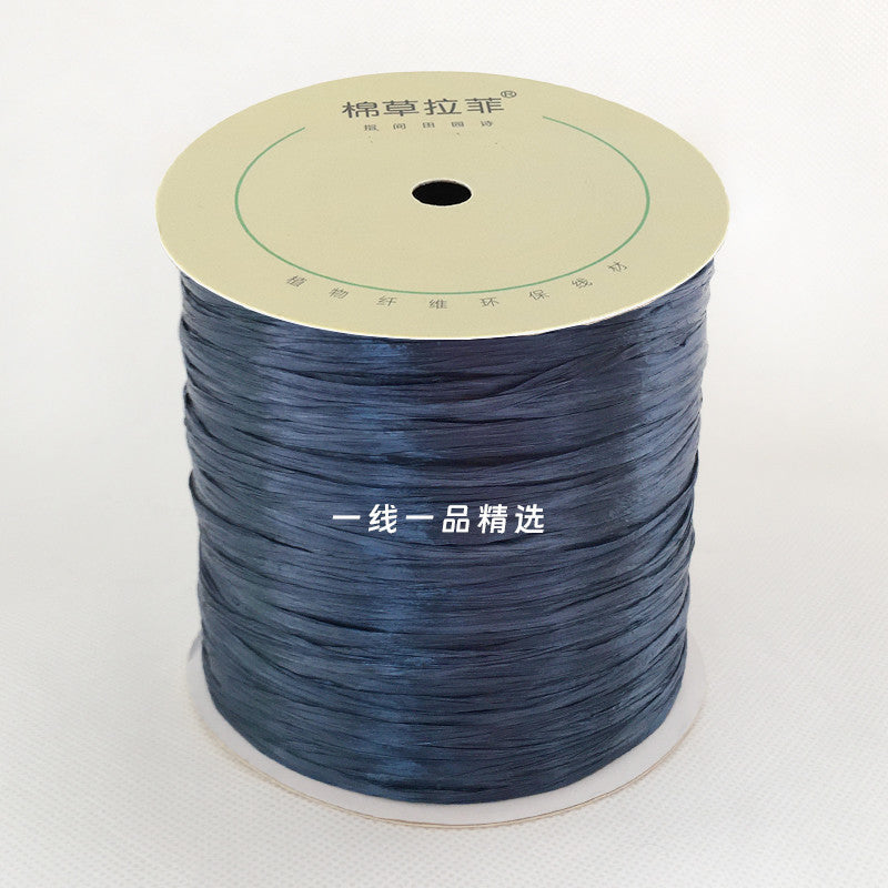 150g- Premium Raffia Paper Yarn for Crochet Bags & Summer Hats | Raffia Straw Yarn | Benang Rafia | 拉菲草绳 | Crochet Yarn