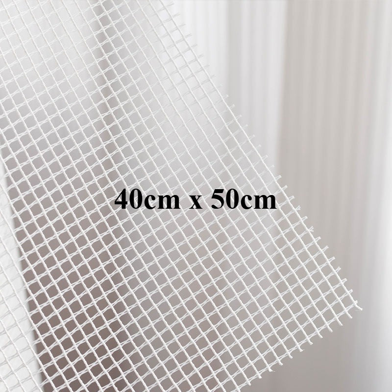 DIY Carpet Mesh Cloth / Blank Rug Hooking Mesh / Pom Pom Rug Canvas–Latch Hook Rug Yarn Canvas, Carpet Net毛球地毯专用网格布 段段绣