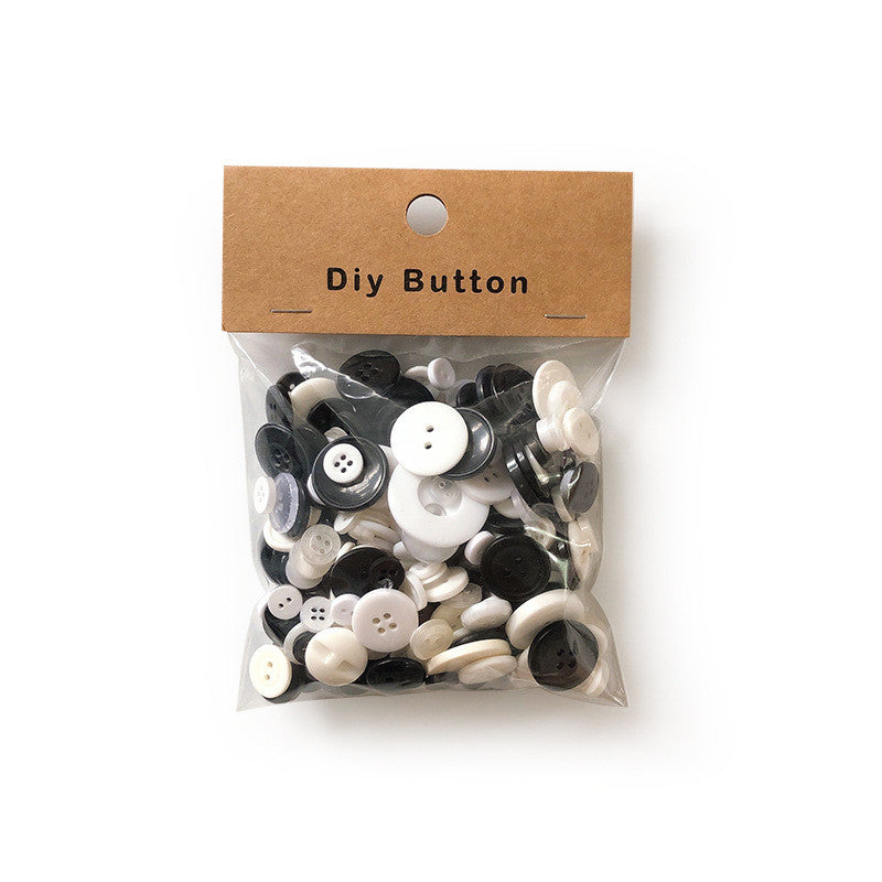 Colorful Resin Buttons Mix – Children’s DIY Craft Buttons for Handmade Projects | Butang Cantik Murah | Assorted Button