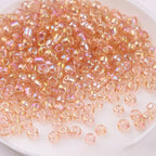 720pcs- Manik Baju | 2mm Glass Seed Beads | AB Transparent Imitation Beads | DIY Crafts & Jewelry Sewing Beads