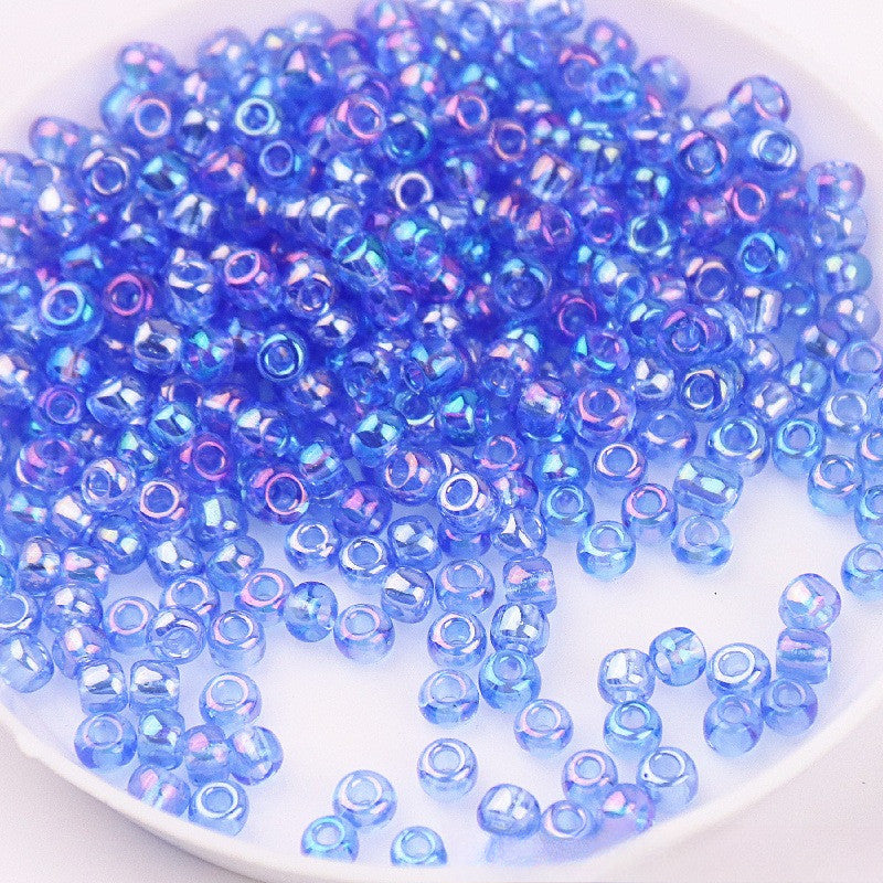 720pcs- Manik Baju | 2mm Glass Seed Beads | AB Transparent Imitation Beads | DIY Crafts & Jewelry Sewing Beads