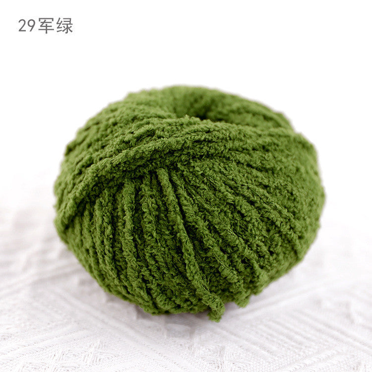 3ply Polyester Fluffy Yarn | Benang Kait | Soft Thin yarn | Crochet Knitting Yarn | 小可爱 萌小爱短绒绒线