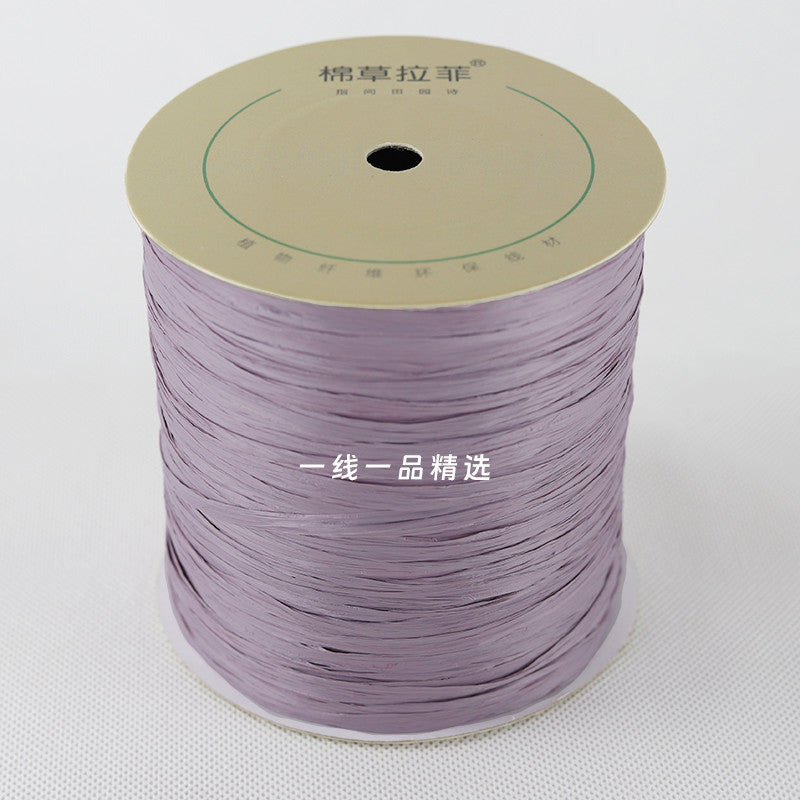 150g- Premium Raffia Paper Yarn for Crochet Bags & Summer Hats | Raffia Straw Yarn | Benang Rafia | 拉菲草绳 | Crochet Yarn