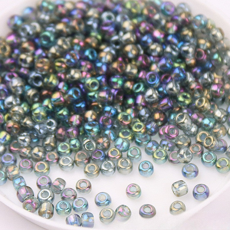 720pcs- Manik Baju | 2mm Glass Seed Beads | AB Transparent Imitation Beads | DIY Crafts & Jewelry Sewing Beads