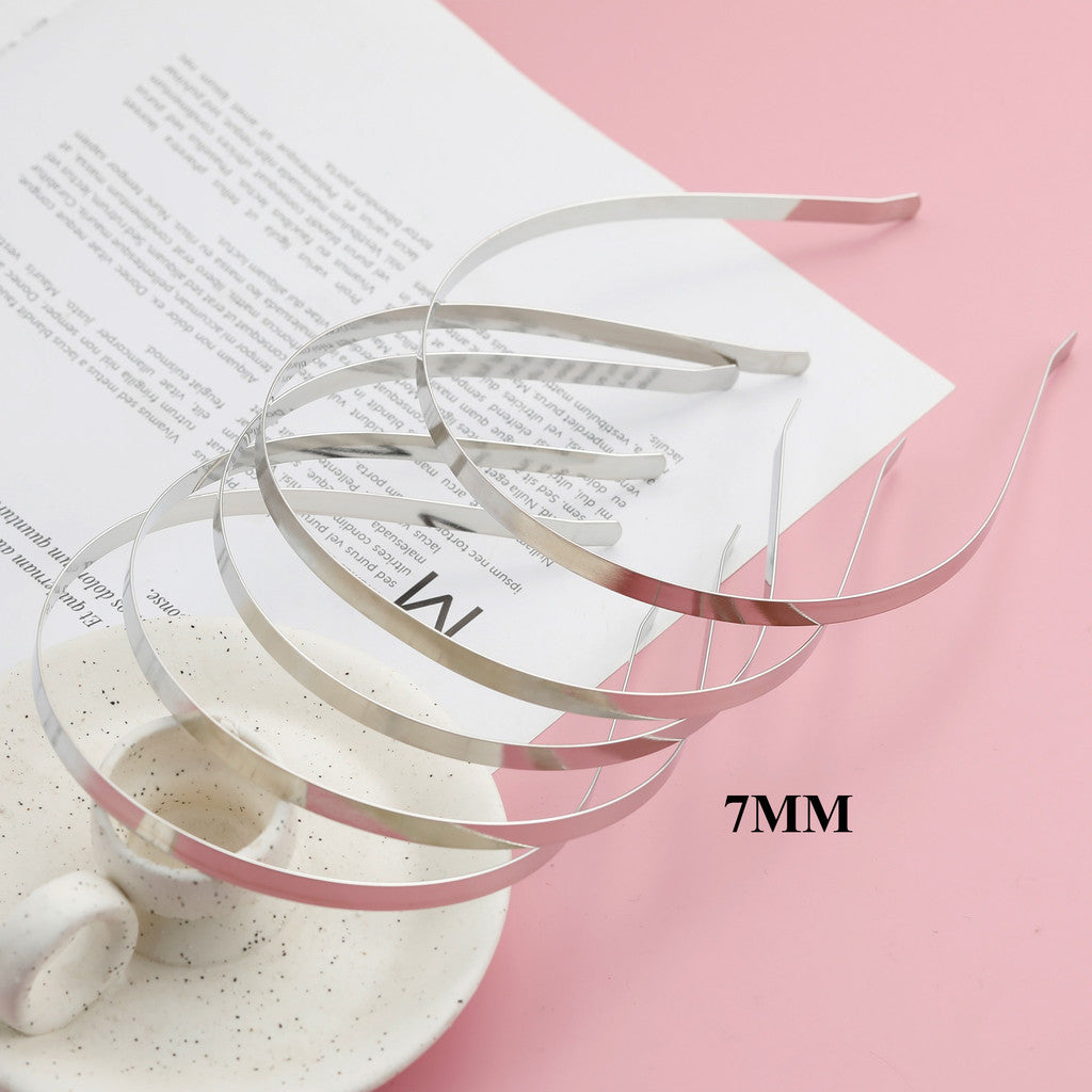 5pcs- Stainless Steel Headband Base | DIY Crochet Hair Accessory Material | Hairband Frame | Sepit Cekak Rambut Besi