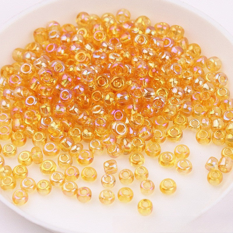 720pcs- Manik Baju | 2mm Glass Seed Beads | AB Transparent Imitation Beads | DIY Crafts & Jewelry Sewing Beads
