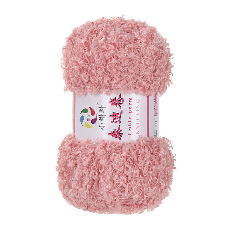 100g- Fluffy Teddy Perm Yarn | Teddy Curly Crochet Knitting Yarn for Scarves & Cute Amigurumi | Benang Kait | 泰迪卷毛线