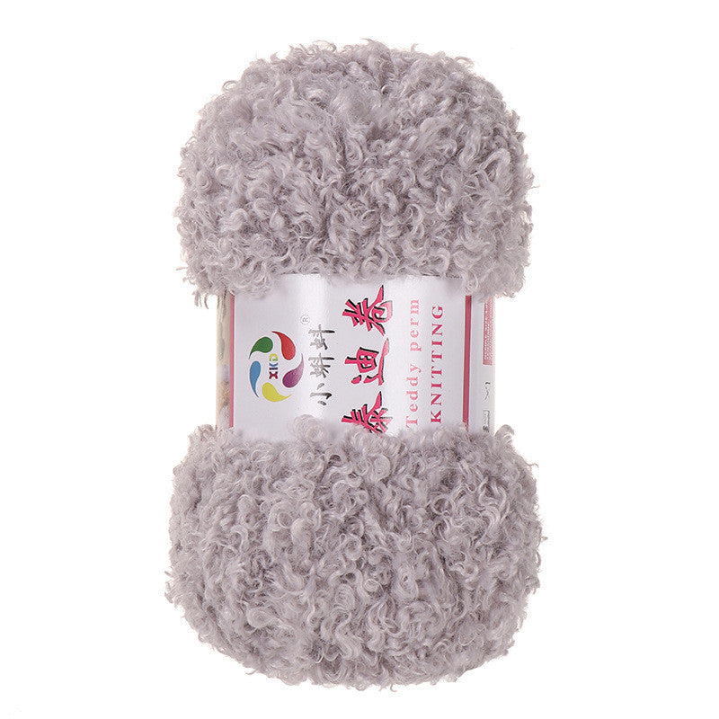 100g- Fluffy Teddy Perm Yarn | Teddy Curly Crochet Knitting Yarn for Scarves & Cute Amigurumi | Benang Kait | 泰迪卷毛线